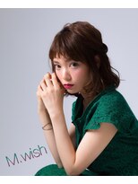 エムウィッシュ(M Wish) 簡単アレンジ☆愛されミディアムヘア/ヘアアレンジ/ヘアセット