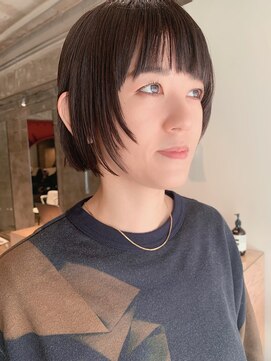 ハマモト 顔まわりレイヤボブ