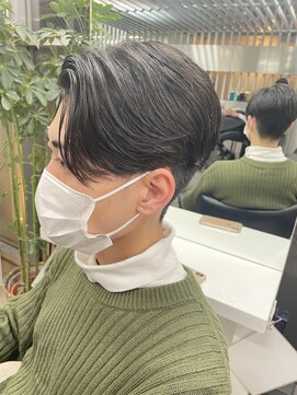 バイフィフス 原宿/表参道(by fifth) ナチュラルセンターパート/ニュアンスパーマ/ツーブロ