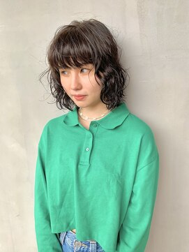リンネ(Lin'ne) BOB PERM /結べるボブ/グレージュカラー/透明感