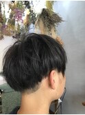 ツーブロックショート