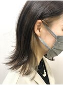 大人の女性に♪ インナーカラー 外はねロブ 5