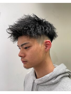 ステイジー(STAYG) フェードアップバング波打ちパーマ