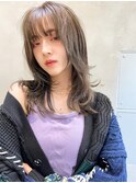 【LANY 横浜】外国人風ゆるパーマ×マットブラウン