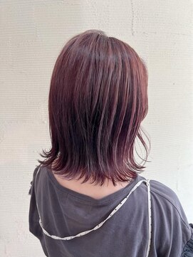 リフレアンドケア ミチ 幸町店(refre&care MICHI) 【MICHI refre店 福光柚香里】カシスレッドカラー