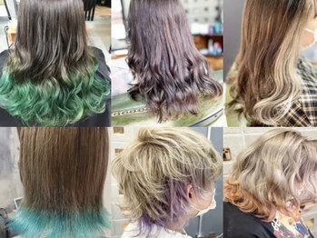 ロアークヘアー(LOARK HAIR)の写真/【イノア/イルミナ/アディクシー/ケアブリーチ】オイルで染める話題のダメージレス薬剤取扱店◎