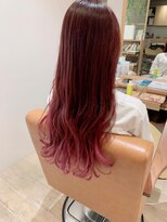 リール ヘアー 箱崎店(rire hair) ピンクグラデーション