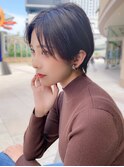 [王道style]大人可愛い黒髪ショートボブ