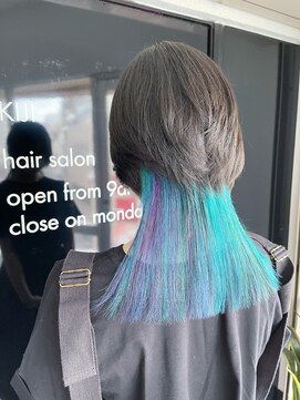 キジ(KIJI) ★ミックスカラー×インナーカラー★詳細はブログまで