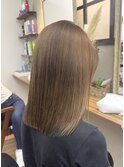 ※まろやかベージュ大人透明感カラーブラウンベージュ