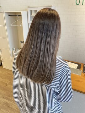 グリーンルームセカンド 結城店(GREEN ROOM. 2nd) 透明感カラー×グレージュ