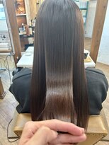 ヘアリゾート リノ(Hair resort Lino) ミネコラトリートメント×6トーンブラウンカラー