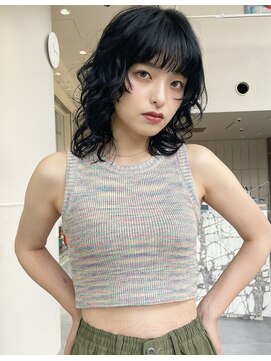 ミンクス渋谷スマートサロン(MINX shibuya smart salon) 似合わせ イメチェンヘアスタイル ハッシュカット フルバング