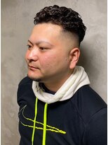 ディスイズバーバーサード(THIS IS BARBER 3rd)&nbsp;クロップ　ウェットスタイリング　スパイラルパーマ