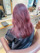 ネオリーブアイム 横浜西口店(Neolive aim)&nbsp;ピンクベージュミディアムヘア横浜【成田】