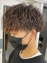 エルマーク 梅田(L-MARK)&nbsp;波巻きパーマスパイラルパーマツイストスパイラルパーマメンズ