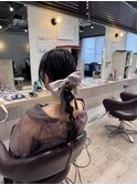 編みおろしアレンジ