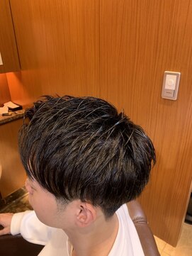 ヘアモード キクチ 銀座店 銀座　理容室　フェザーショート