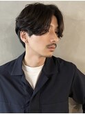 【PARK】メンズセンターパート×ニュアンスパーマ