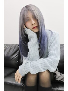 チュダック(ChuDuck) 韓国風《ペールシルバー》ハイトーン/ケアブリーチ/ダブルカラー