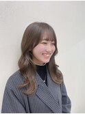 似合わせ♪ロングレイヤーカット/巻き髪/ベージュカラー