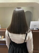 エルサフィロ ヨドヤバシ(el zafiro yodoyabashi)&nbsp;グレージュカラー　髪質改善トリートメント