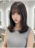 札幌大通/ミディアム/ショート/レイヤーカット/前髪/ハイライト