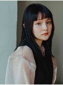 ナチュラルワンレン風ロングスタイル【いわき】