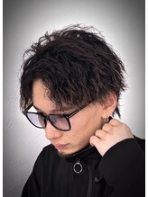 キングオブヘア バイ ノイズ 梅田茶屋町店(KING of hair by NOISM) *NOISMメッシュ波巻きツイストスパイラルマッシュツーブロック