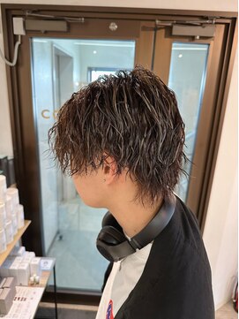 シャンプーボーイ 佐賀(SHAMPOO BOY) スパイラルパーマ 【スパイラル/ショートウルフ/ハイライト】