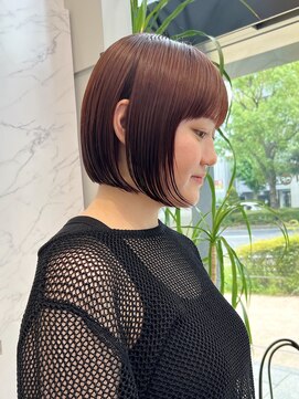 クリアーオブヘアー 一社店(clear OF HAIR) チェリーレッドボブ / momoka