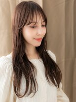 カバーヘア ブリス 戸田公園西口店(COVER HAIR bliss)&nbsp;チョコレートブラウンゆるふわエアリーロングY戸田公園30代40代