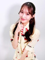 ステラ(Stella)&nbsp;銀座ヘアセット。宣材サロモ編。シンプルハーフアップVOL2.0