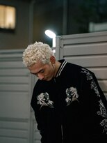 ペルズ(PELLS)&nbsp;イージーパーマショート坊主ヘア坊主パーマ金髪坊主