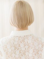 モッズヘア 越谷(mod's hair) 韓国風全頭ブリーチ艶髪切りっぱなしボブTd2越谷20代30代40代