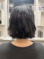 ドッグスター(dog star)&nbsp;ボブパーマニュアンスパーマくせ毛風パーマ登戸向ヶ丘遊園