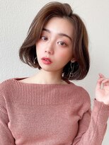 エイミーバイアフロートザガーデン 浦和店(amie by afloat the garden) 小顔に見える◎立ち上げバング×内巻きボブ【浦和】