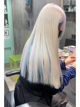 インク 渋谷(INK.) イメチェンヘアスタイルアンブレラカラーピンクベージュ