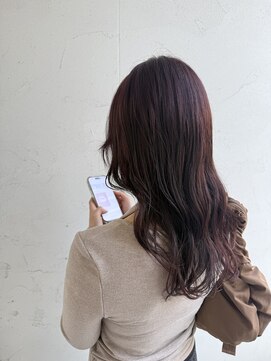 ジュエ ヘアー デザイン(Jue hair design) 春ピンクブラウン/ピンクカラー/ワンカラー/知立/20代