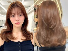 『初めてでもお任せ♪』似合わせ韓国レイヤーカット［前髪カット/ブリーチなしダブルカラー/ボブ/韓国］