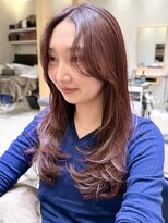 シベル(sibell)&nbsp;ロングレイヤーカット顔周りレイヤーウルフハッシュカット韓国