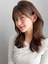 アグノス 青山(Agnos) 艶感うる艶髪斜めバング前髪デジタルパーマ美髪サイドバング