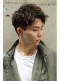 メンズショート.アップバング mizuno