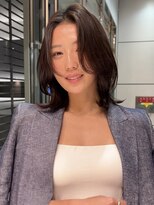 ロンド 銀座(Lond)&nbsp;☆春日☆ニュアンスウルフワンホンレイヤーダークブルーボブ62