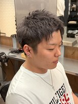 リレーションメンズヘアー(RELATION MEN'S HAIR)&nbsp;サーフカールツイストスパイラルバズカットメンズアップバング