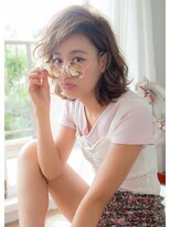 オーガスト ヘア ネイル(AUGUST hair nail) やわらか外ハネボブ 3Dカラー