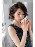大人かわいい ふんわりボブ
