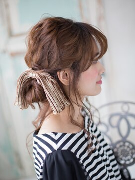 アメリエギャルソン 岩槻店(amelie et garcon) ルーズおだんごヘアー