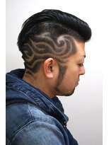 カプリヘアーデザイン(Capri Hair design) 七三スタイル★トライバルバリアート