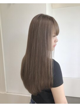 ジゼル(GiseL) 【GiseL】ストレート×ミルクティカラー/ダブルカラー/ブリーチ